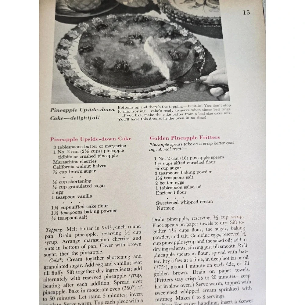 Vintage‎ BHG Dessert Cookbook, 1960 Hardcover,